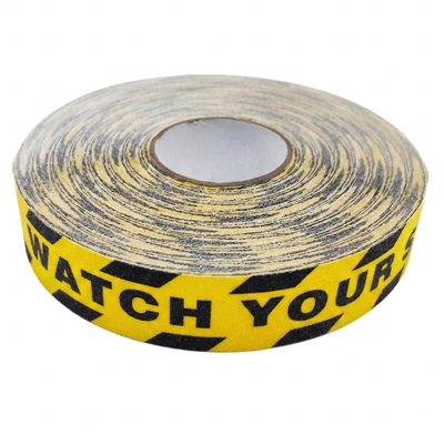 HardwareCity Coarse Grit "WATCH YOUR STEP" Anti-Slip Tape 2" X 45M